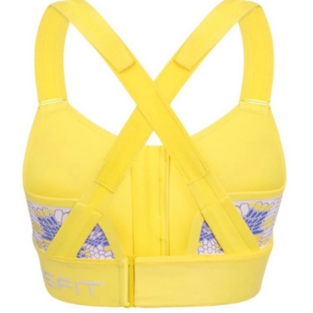SHEFIT Flex Sports Bra Luxe - Yellow - Medium Impact Sz. Small